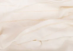 Kaschmir Schal lurex weiss mit gold