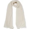 Kaschmir Schal oversize elfenbein