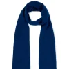 Kaschmir Schal trendy navy blau