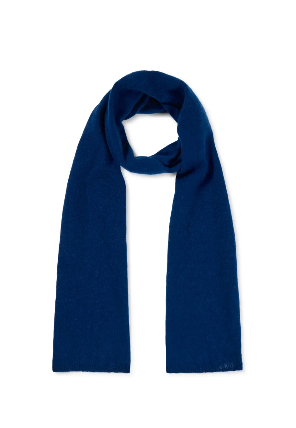 Kaschmir Schal trendy navy blau