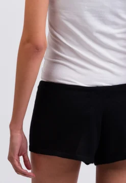 Kaschmir Shorts schwarz