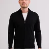Kaschmir Strickjacke Cardigan schwarz
