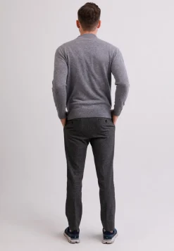 Kaschmir Strickjacke Cardigan grau