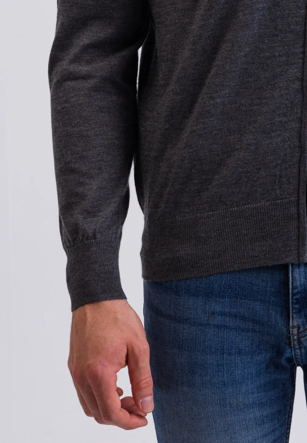 Kaschmir Strickjacke Cardigan flanell (Frühling)