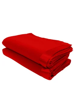Kaschmir Tagesdecke rot