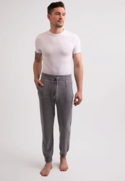 Kaschmir Trainerhose grau