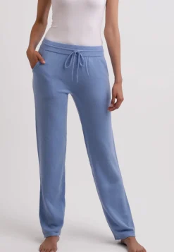 Kaschmir Trainerhose hellblau