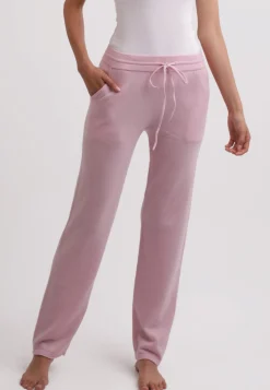 Kaschmir Trainerhose hellrosa