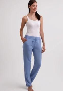 Kaschmir Trainerhose hellblau