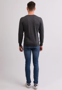 Kaschmir V-Ausschnitt Pullover flanell (Frühling)