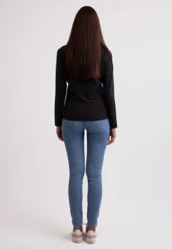 Kaschmir V-Ausschnitt Pullover dunkel anthrazit