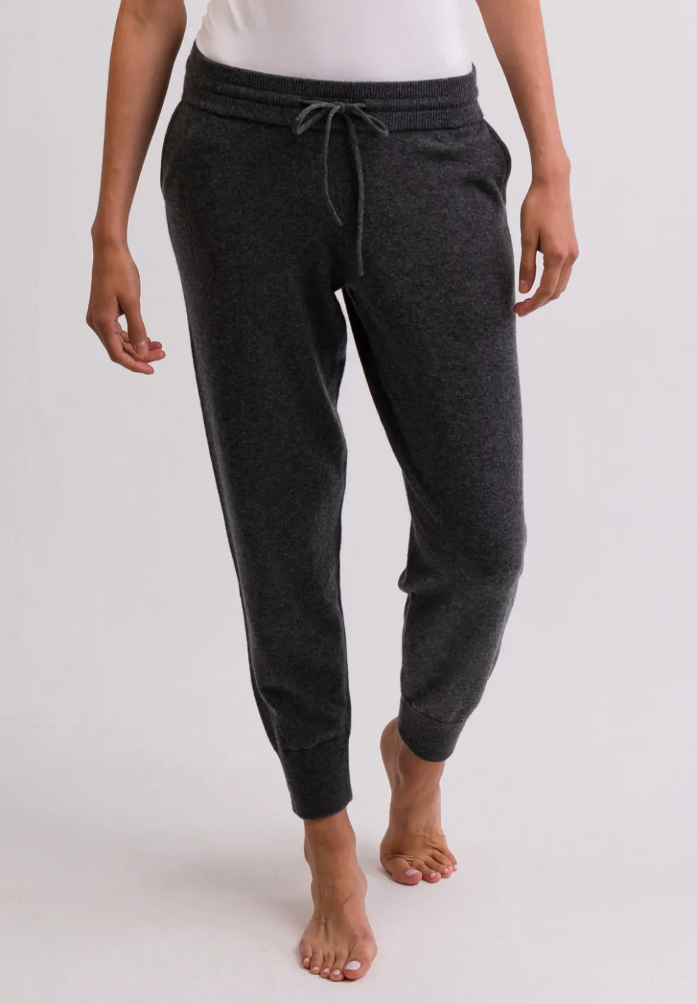 Kaschmir Yogahose anthrazit