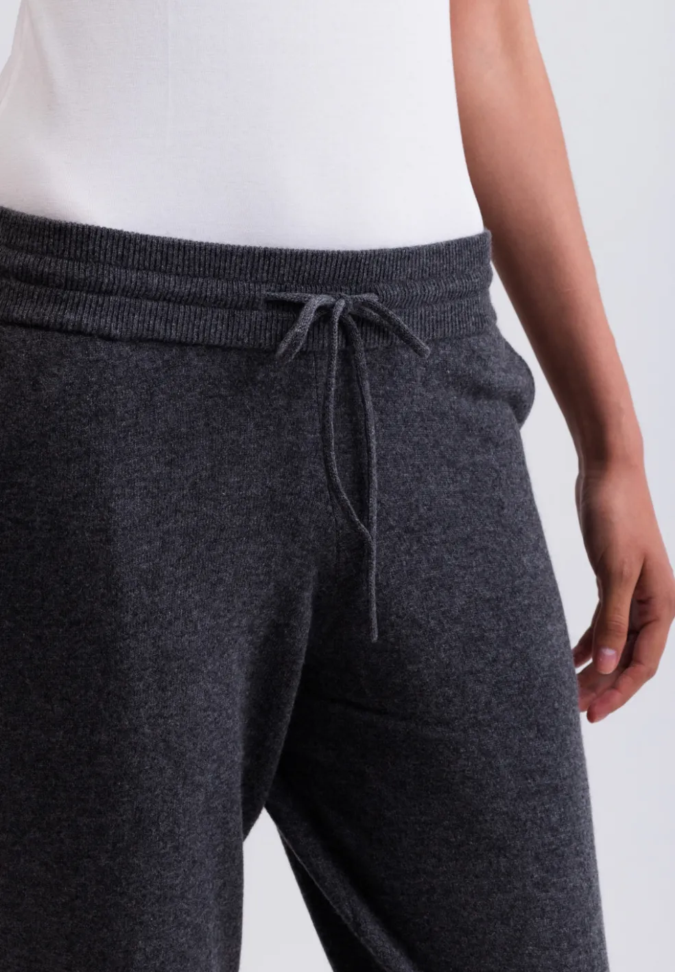 Kaschmir Yogahose anthrazit