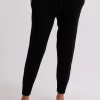 Kaschmir Yogahose schwarz