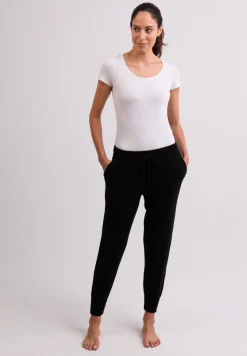 Kaschmir Yogahose schwarz