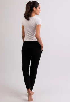 Kaschmir Yogahose schwarz