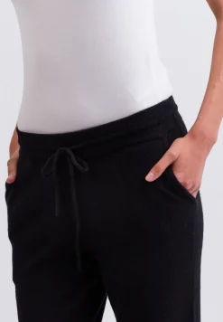 Kaschmir Yogahose schwarz