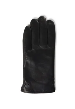 Lederhandschuhe mit Kaschmirfutter und Touchscreen tauglich schwarz