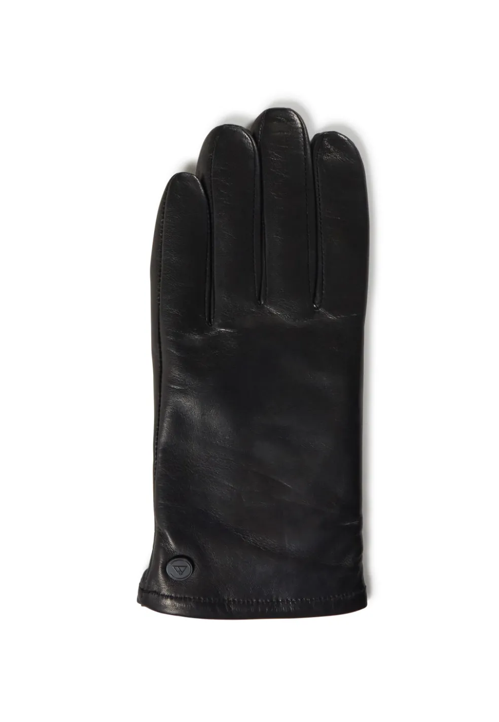 Lederhandschuhe mit Kaschmirfutter und Touchscreen tauglich schwarz