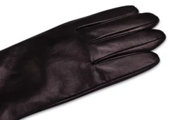Lederhandschuhe mit Kaschmirfutter und Touchscreen tauglich schwarz