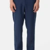 Leinen Hosen lang navy blau