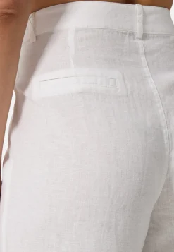 Leinen Hosen lang weiss
