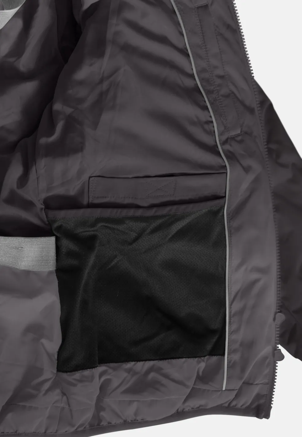 Padded Jacket mit Kapuze schwarz