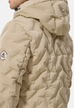 Padded Jacket mit Kapuze khaki