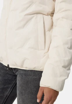 Padded Jacket mit Kapuze off white