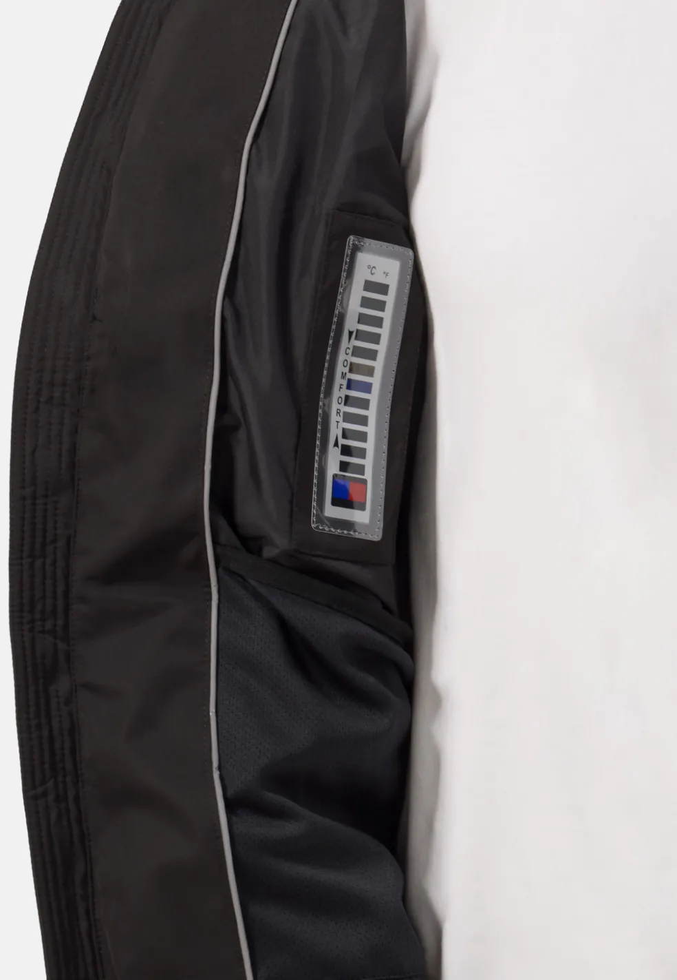Padded Jacket mit Kapuze schwarz