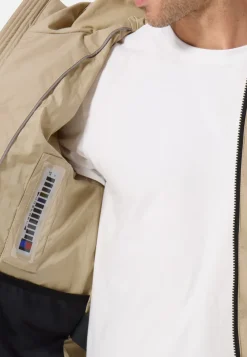 Padded Jacket mit Kapuze khaki