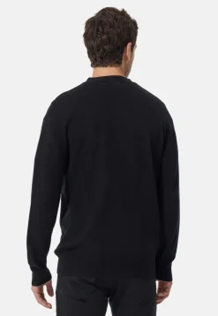 Seide Kaschmir Strickjacke Cardigan schwarz