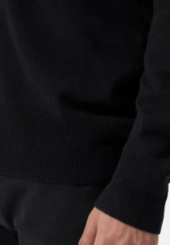 Seide Kaschmir Strickjacke Cardigan schwarz