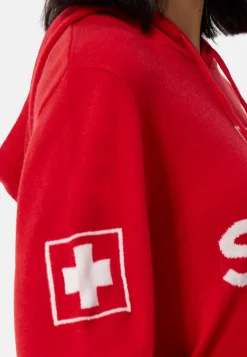 Wolle Kaschmir Kapuzenpullover Hoodie Unisex Switzerland