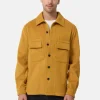 Wolle Kaschmir Overshirt Hemd camel
