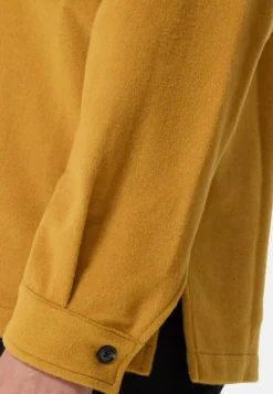 Wolle Kaschmir Overshirt Hemd camel