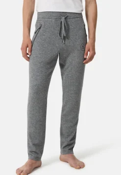 Wolle Kaschmir Trainerhose Unisex grau
