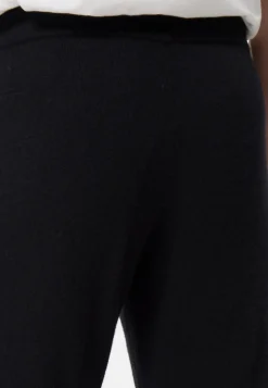 Wolle Kaschmir Trainerhose Unisex schwarz