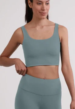 Yoga Aktivity-Top aus recyceltem Polyester shade of grey